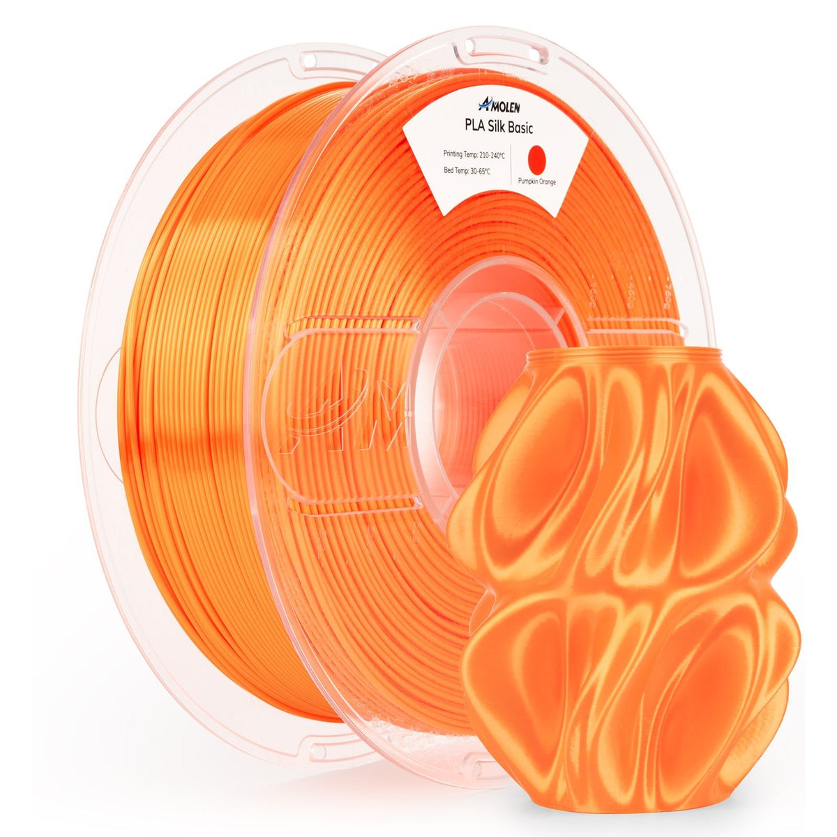 PLA Silk Basic 1.75mm, 1KG/2.2LBPLATorqelo.com