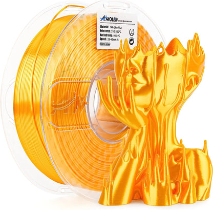 PLA Silk Basic 1.75mm, 1KG/2.2LBPLATorqelo.com