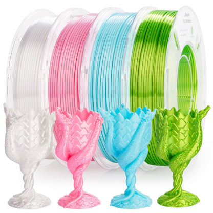 PLA Silk Basic Variety Pack (4x200g) - 1.75MMPLATorqelo.com