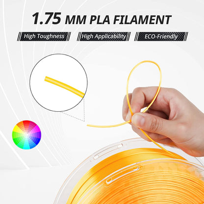 PLA Silk Basic Variety Pack (4x200g) - 1.75MMPLATorqelo.com