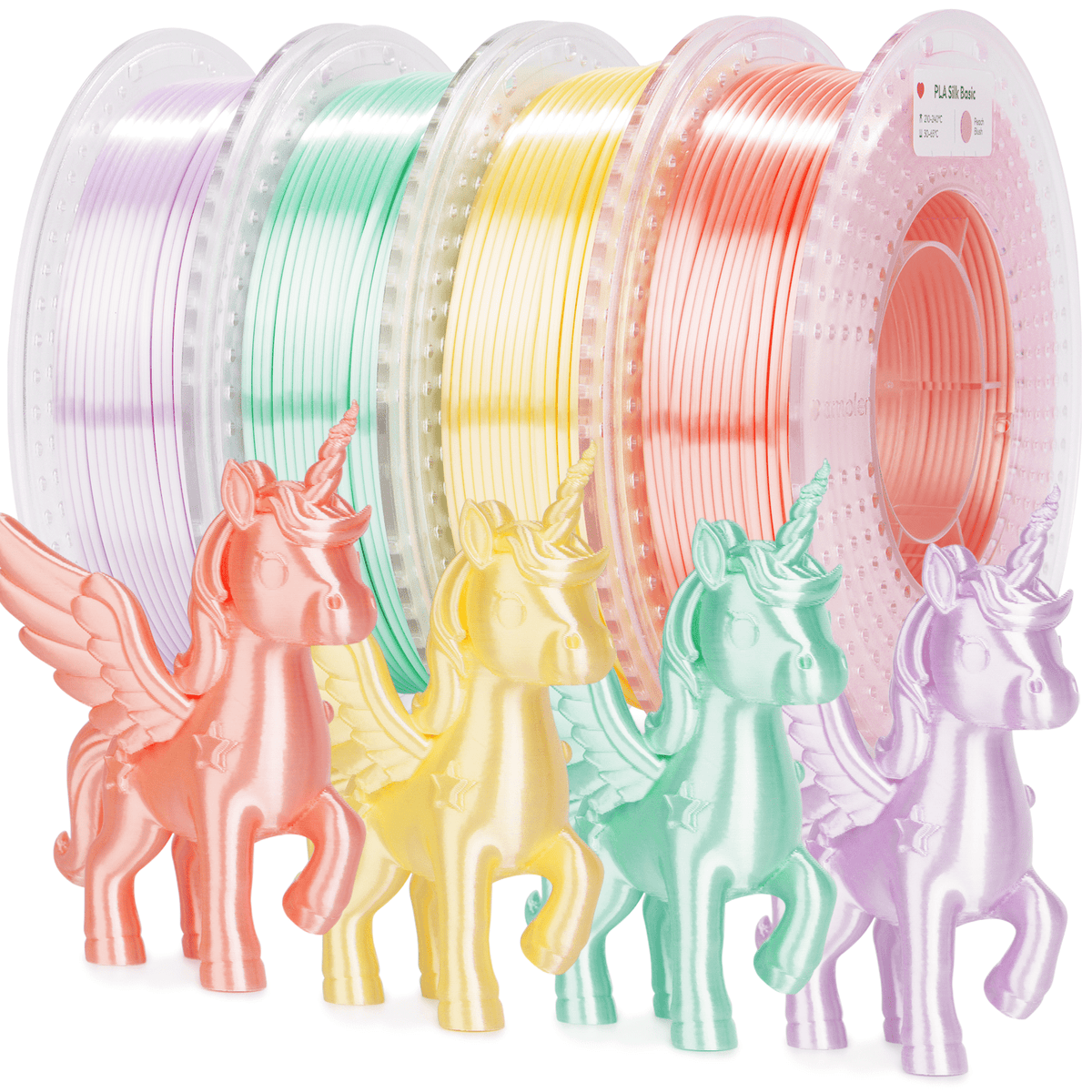 PLA Silk Basic Variety Pack (4x200g) - 1.75MMPLATorqelo.com