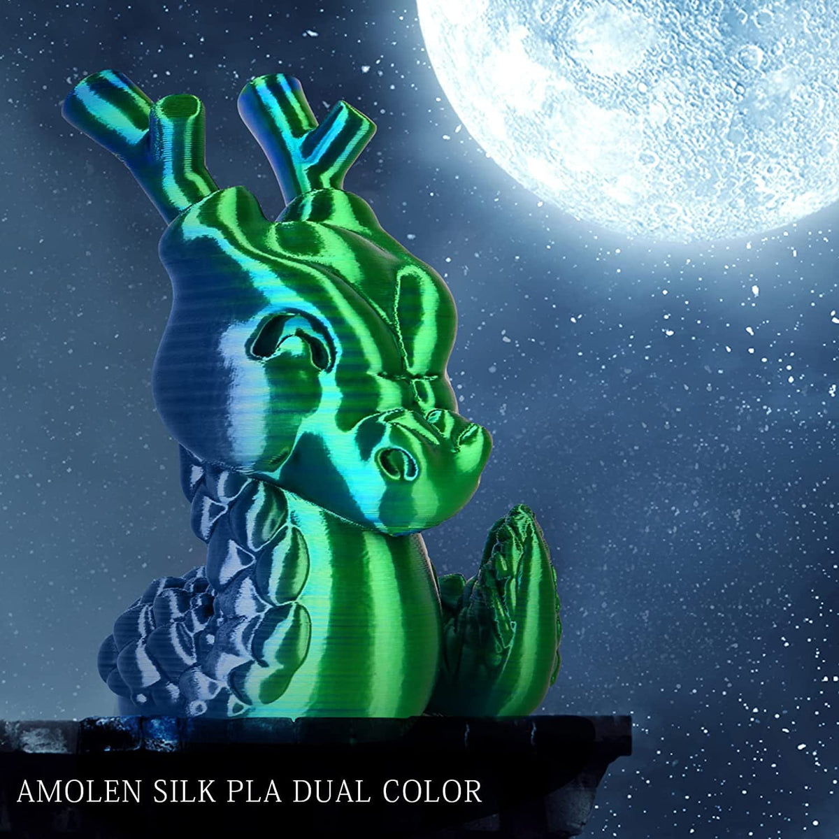 PLA Silk Dual Color Variety Pack (4x200g) - 1.75MMPLATorqelo.com