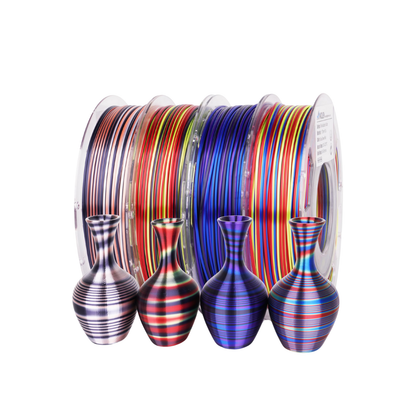 PLA Silk S-Series Variety Pack (4x200g) - 1.75MMPLATorqelo.com