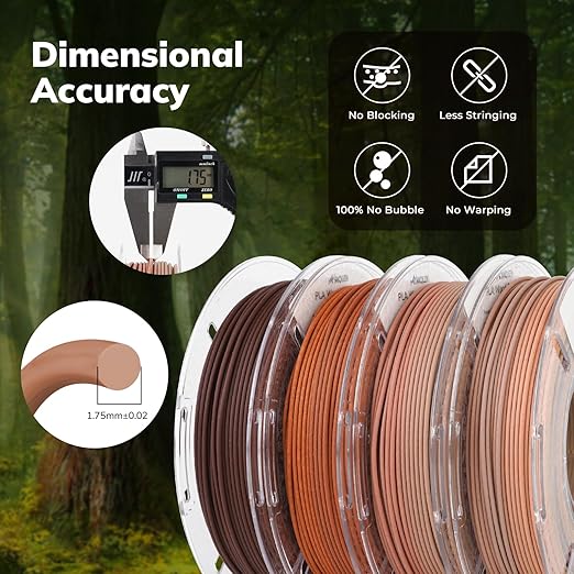PLA Wood Variety Pack (4x200g)PLATorqelo.com