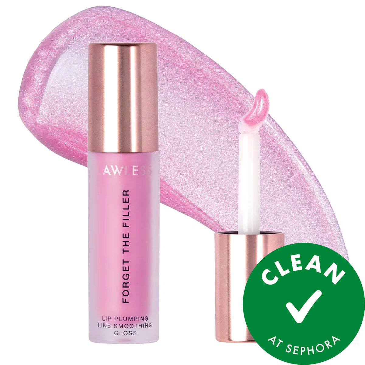 Forget The Filler Lip Plumper: Clinically Proven Hydrating Lip Gloss for Fuller, Smoother Lips (Vegan & Cruelty-Free) by Beauty Care Bag