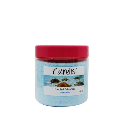 Carelis Blackberry Scented Hand and Foot Care Powder - 500g - Natural Moisturizing Relief for Dry Skin by Beauty Care Bag