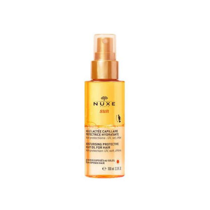 Nuxe Sun Moisturizing & Protective Dual-Phase Hair Care Milk - 3.38 fl oz - UV Protection for Color-Treated Hair by Beauty Care Bag