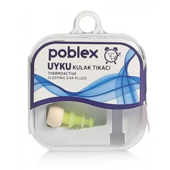 Poblex Sleep S Earplugs for Noise Reduction Small Size by Beauty Care Bag