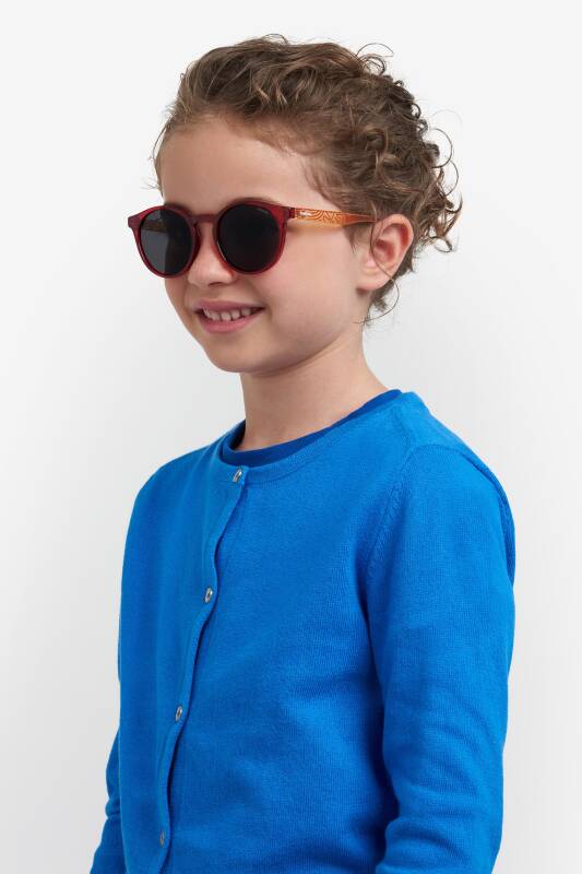 Polaroid Kids PLD 8061/S Grey Sunglasses for Ages 7-10 by Beauty Care Bag
