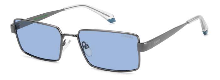 Polaroid PLD 6255/S/X Men's Rectangular Sunglasses 56mm by Beauty Care Bag