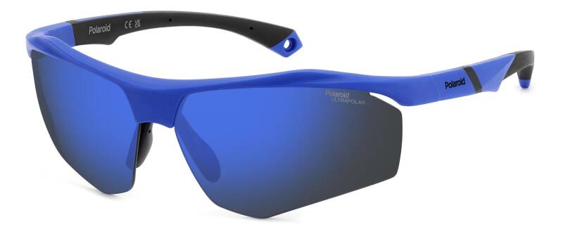 Polaroid PLD 7055/S Blue Mirror Polarized Sunglasses 68mm by Beauty Care Bag