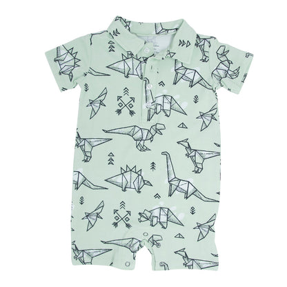 Polo Romper by Sweet Bamboo