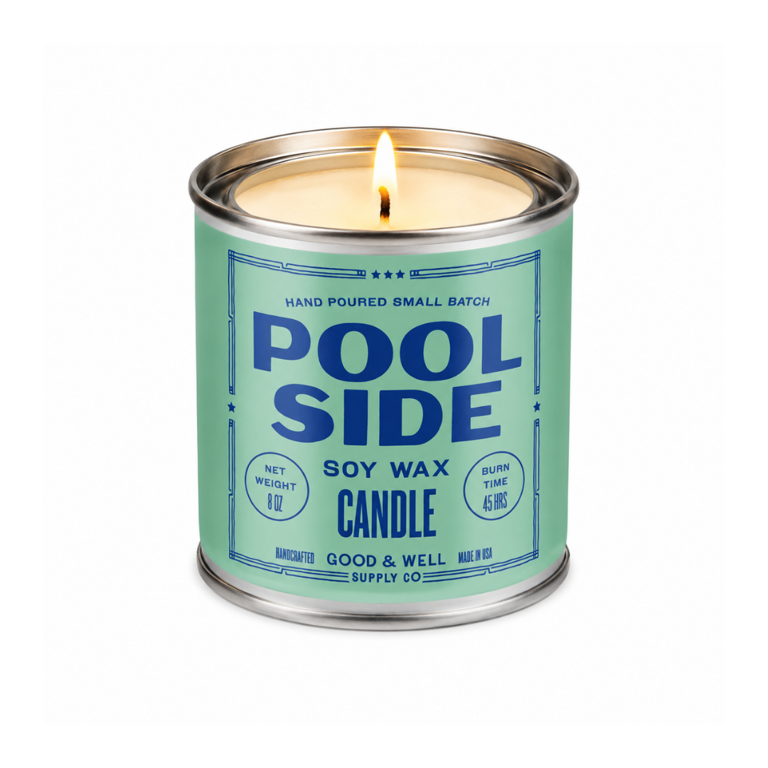 Poolside Soy Candle by Good & Well Supply Co.