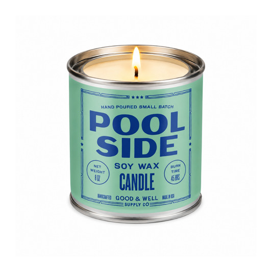 Poolside Soy Candle by Good & Well Supply Co.