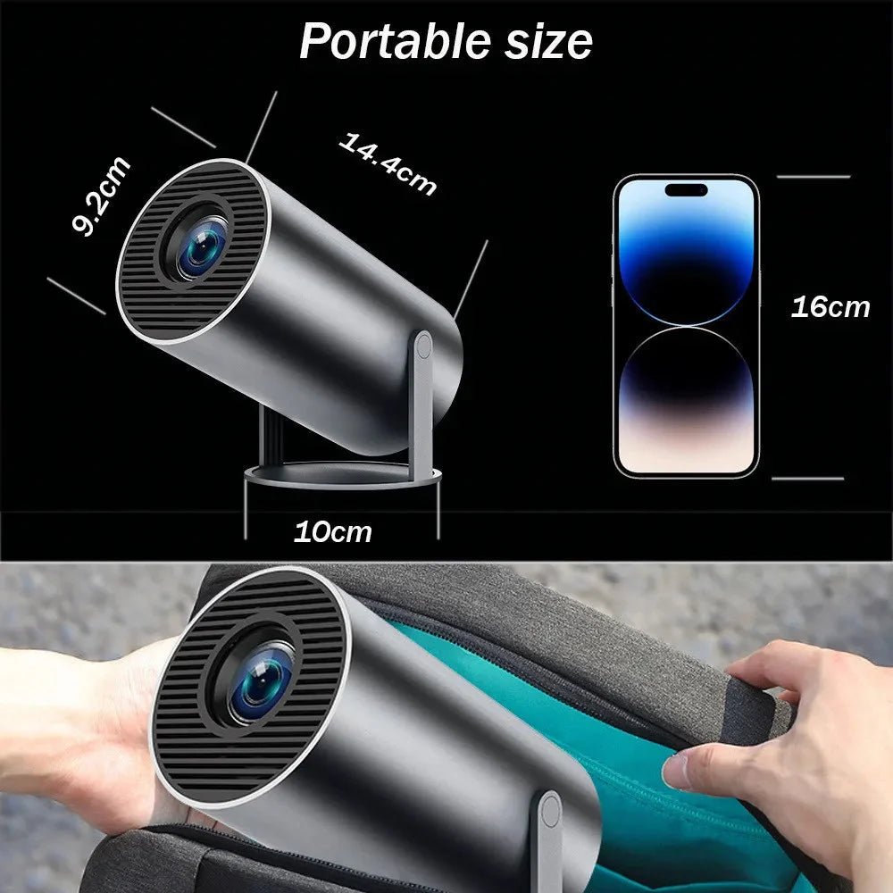 Portable 4K Projector - Home Cinema Outdoor ProjetorVideo ProjectorTorqelo.com