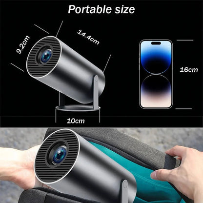 Portable 4K Projector - Home Cinema Outdoor ProjetorVideo ProjectorTorqelo.com