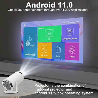 Portable 4K Projector - Home Cinema Outdoor ProjetorVideo ProjectorTorqelo.com