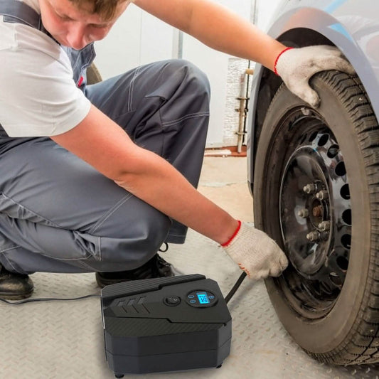 Portable Car Tire Inflator DC 12V Digital Car Air Pump Compressor by EasyOptionXY