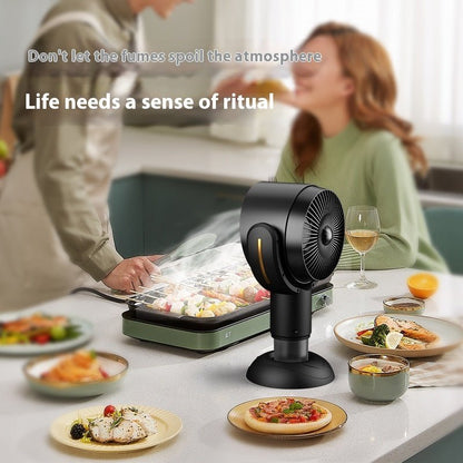 🌬️ Portable Desktop Range Hood – Smoke Removal & Air PurifierAir PurificationTorqelo.com