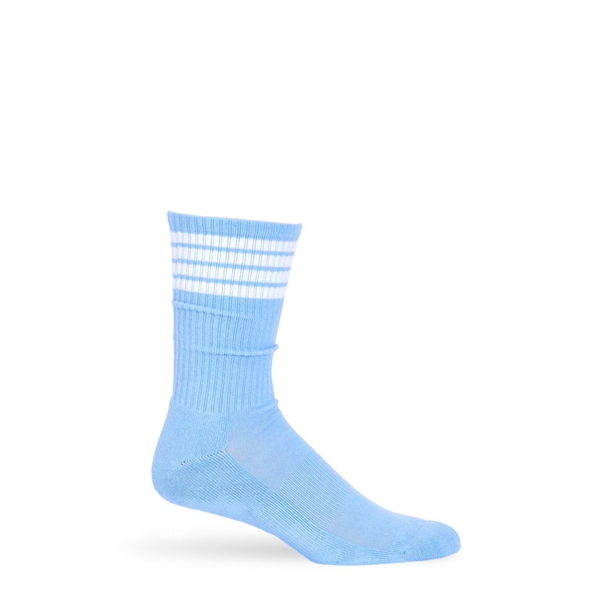 Powder/White 4 Stripe Casual SocksTeam ColorwaysTorqelo.com