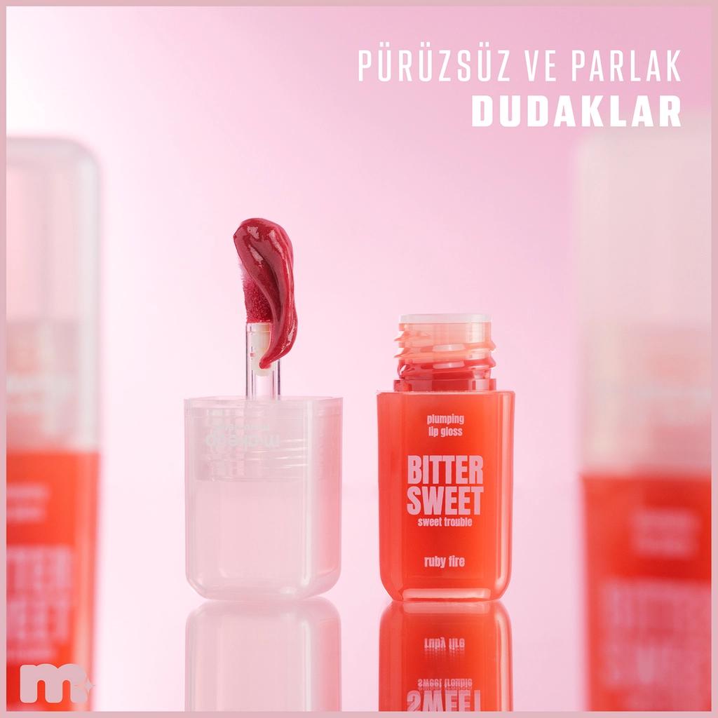 Maruderm Bitter Sweet Plumping Lip Gloss Ruby Fire by Beauty Care Bag
