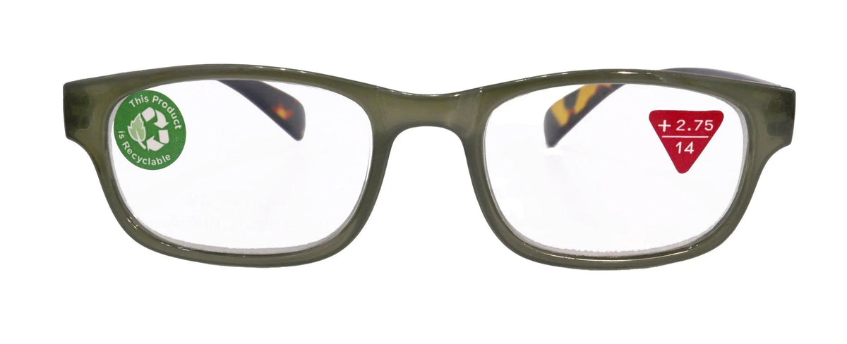 Premium Reading Glasses High End Reading Glass +1.25 to +6.00 magnifying glasses, Square. optical Frames by NY Fifth Avenue