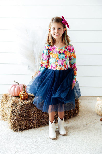 Preppy Patch L/S Tutu DressTutu Dress L/STorqelo.com