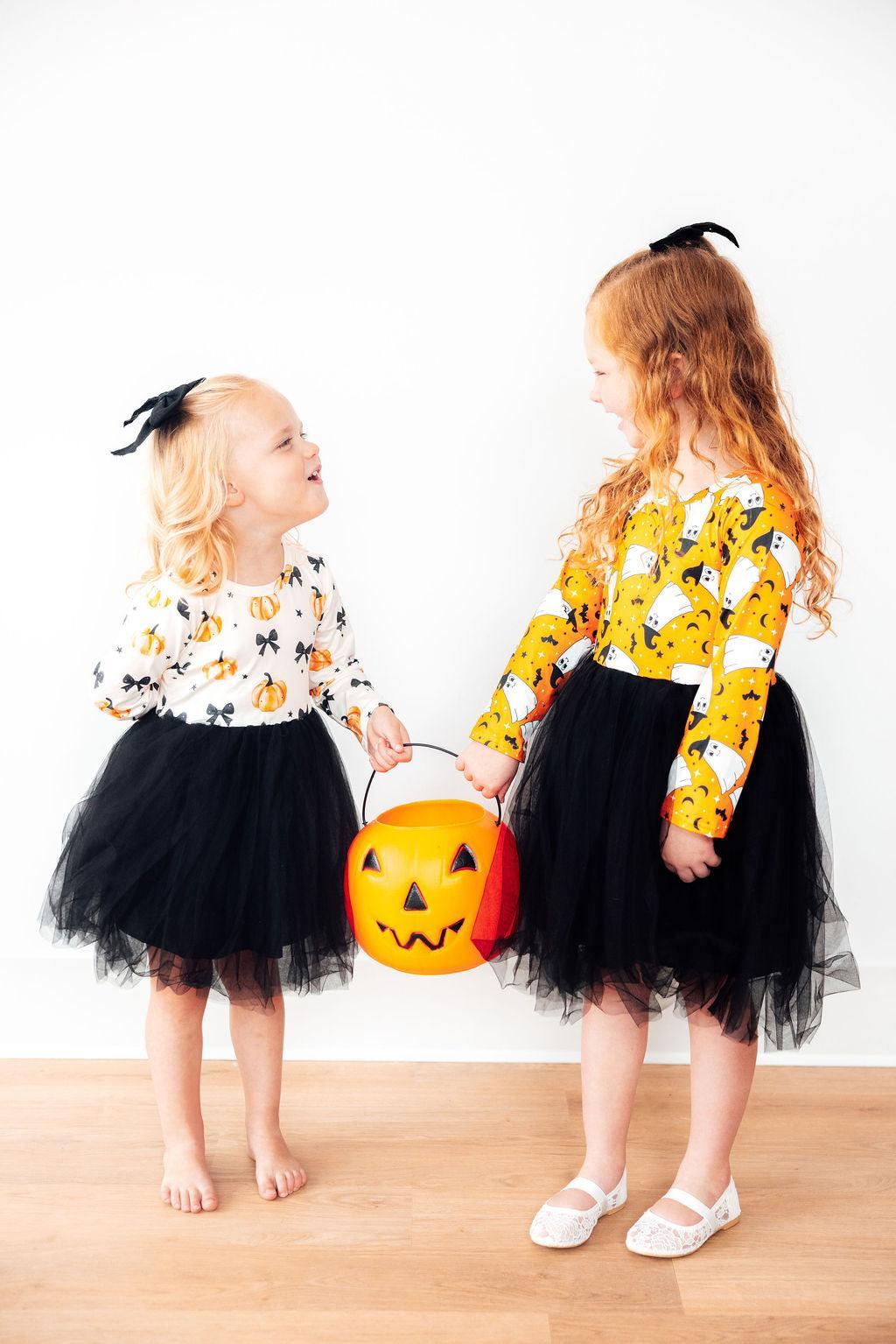 Pretty in Pumpkin L/S Tutu DressTutu Dress L/STorqelo.com