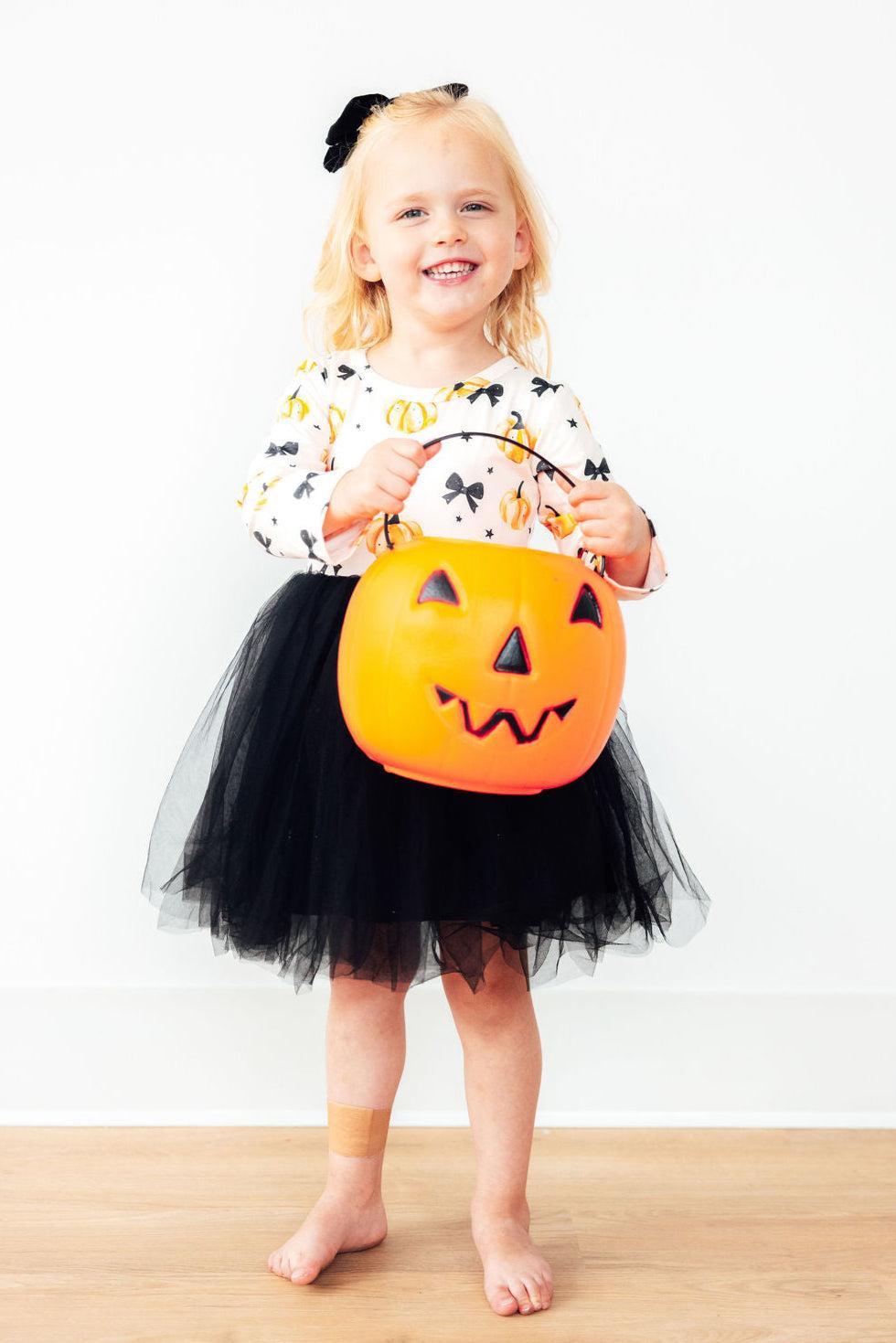 Pretty in Pumpkin L/S Tutu DressTutu Dress L/STorqelo.com