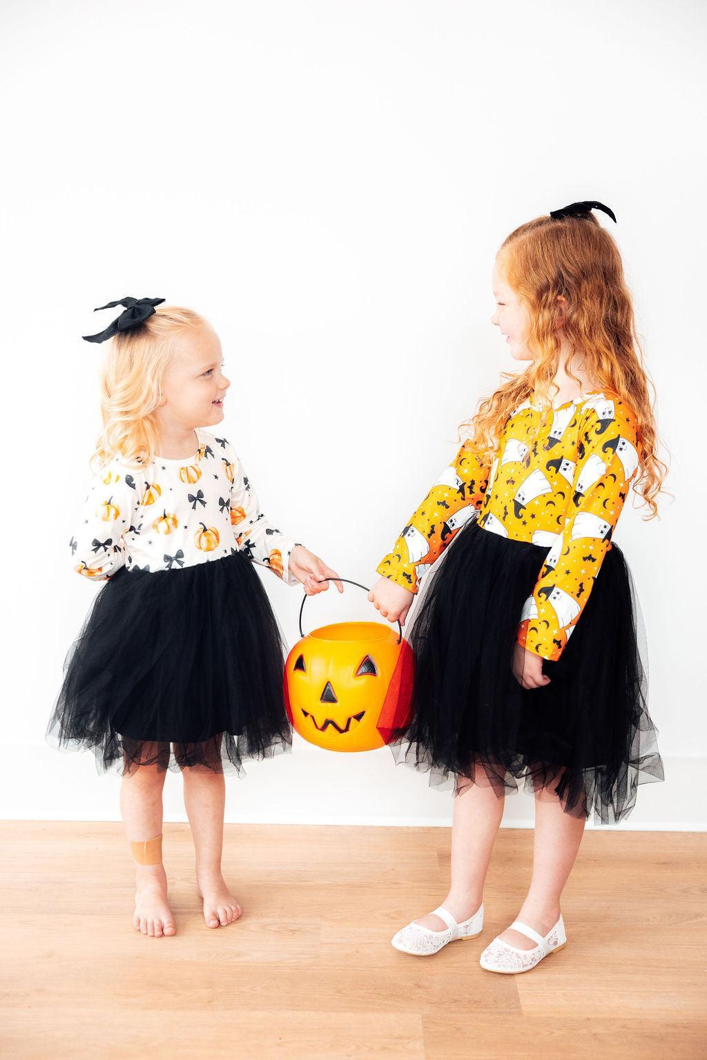 Pretty in Pumpkin L/S Tutu DressTutu Dress L/STorqelo.com