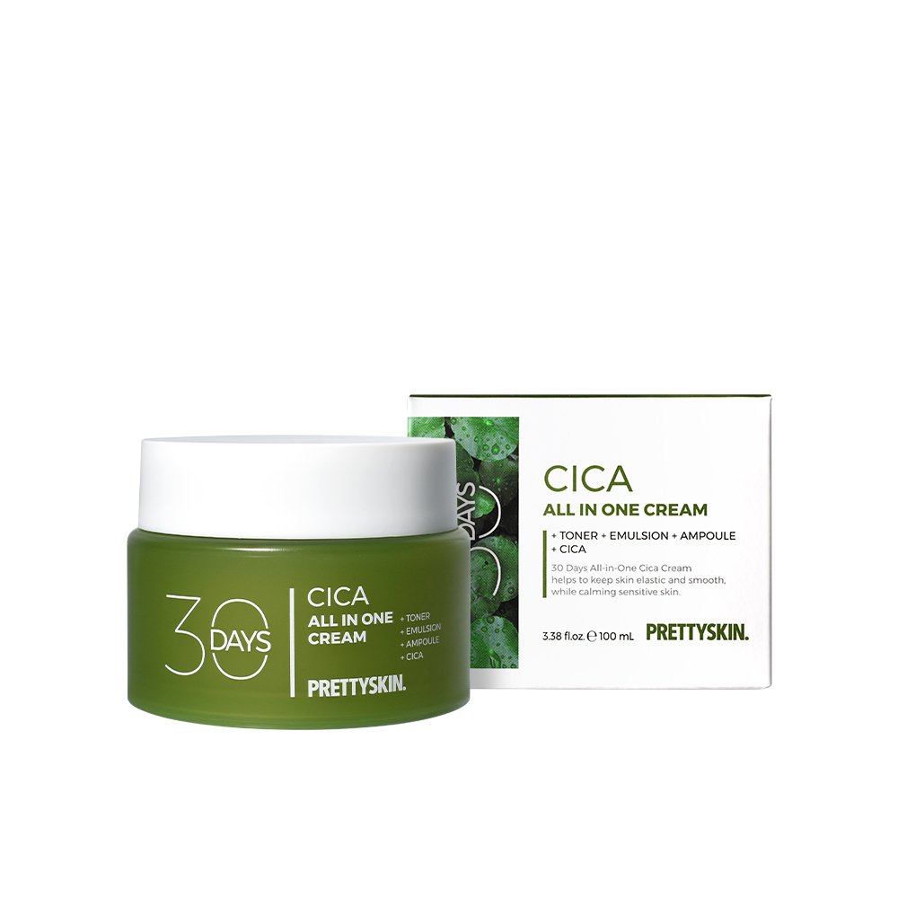 PRETTYSKIN 30 Days All-in-One Cica Cream 100ml by Seoulia