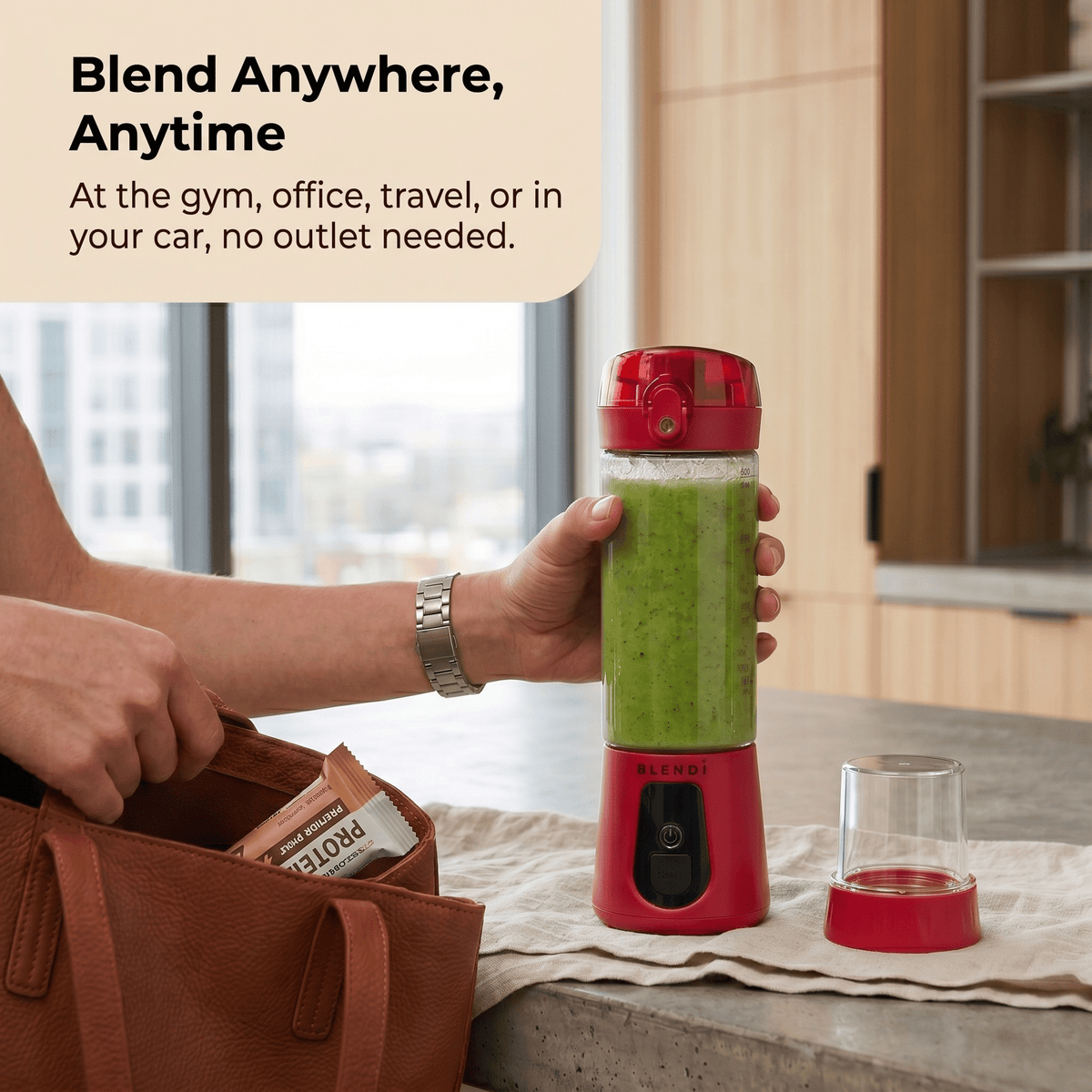 Pro+ Ice Crushing Portable Blender (17oz)Torqelo.com
