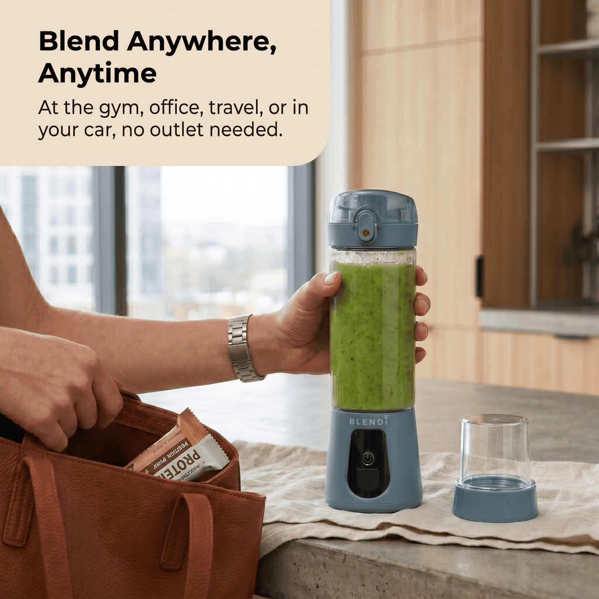 Pro+ Ice Crushing Portable Blender (17oz)Torqelo.com