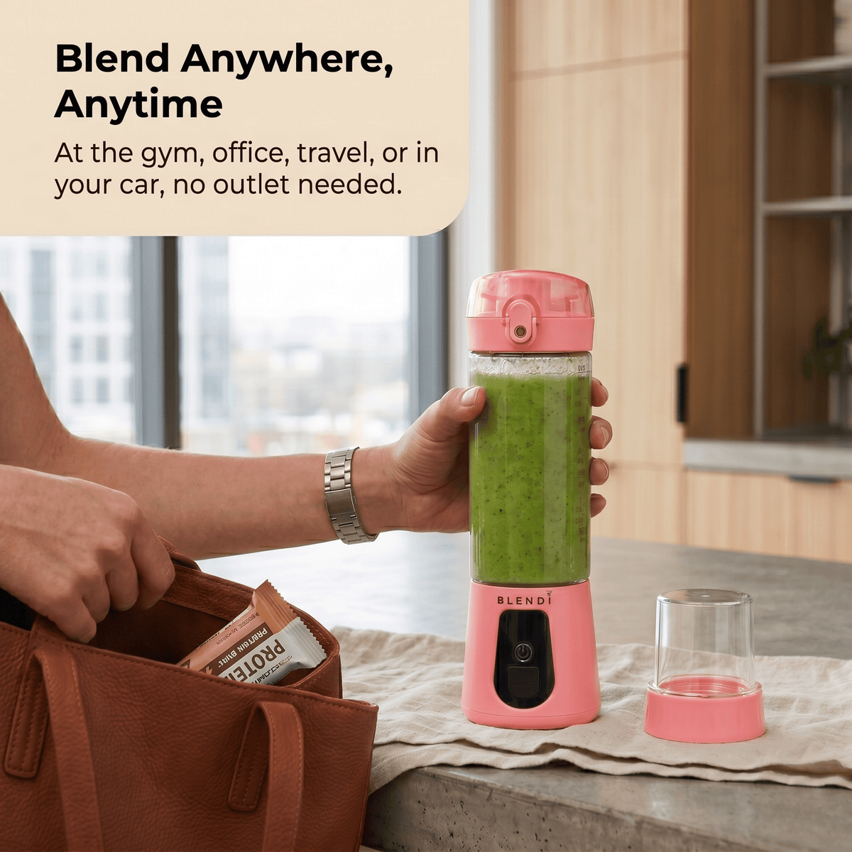 Pro+ Ice Crushing Portable Blender (17oz)Torqelo.com