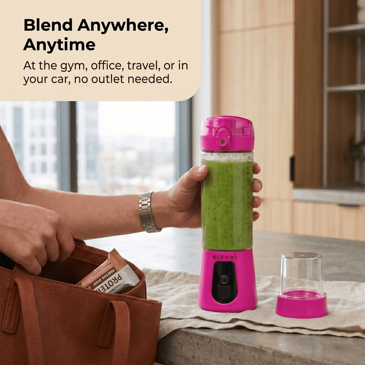 Pro+ Ice Crushing Portable Blender (17oz)Torqelo.com