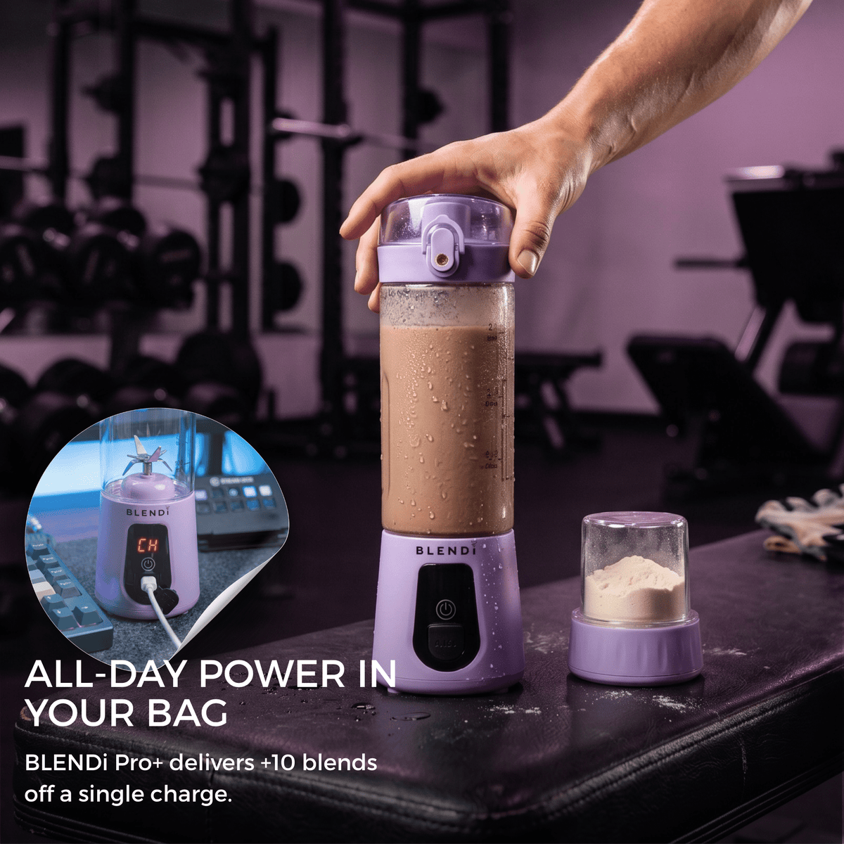 Pro+ Ice Crushing Portable Blender (17oz)Torqelo.com