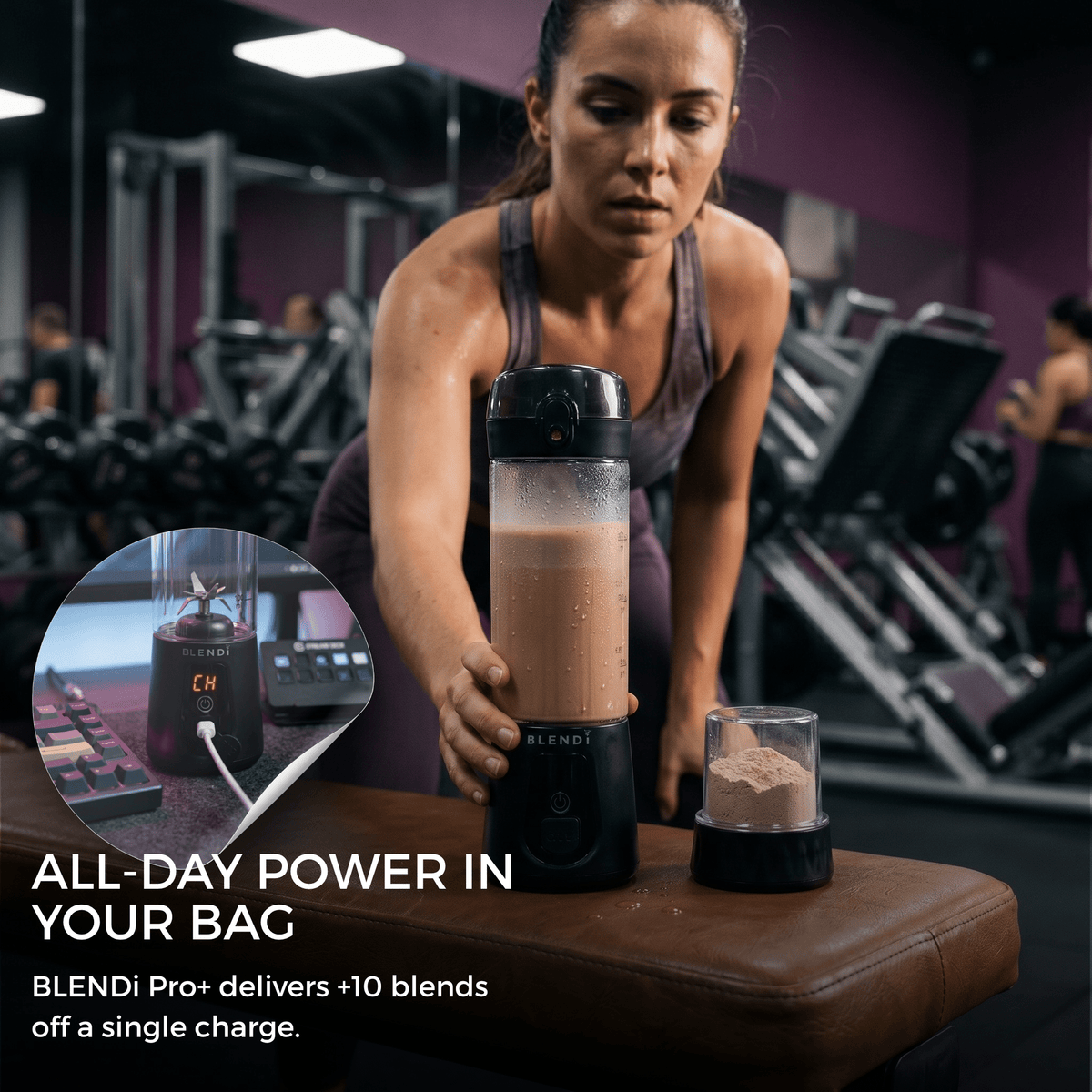 Pro+ Ice Crushing Portable Blender (17oz)Torqelo.com