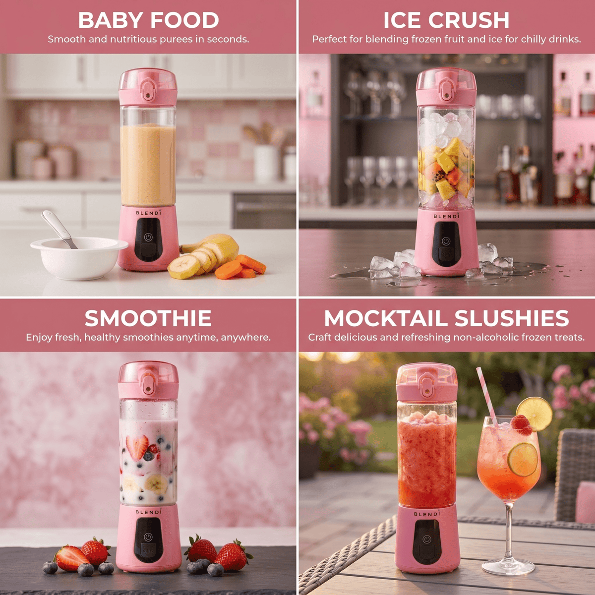 Pro+ Ice Crushing Portable Blender (17oz)Torqelo.com
