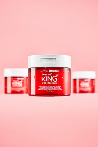 PAUL MEDISON Deep Red King Peeling Pad 170ml (70ea) by Seoulia