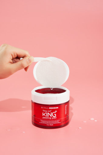 PAUL MEDISON Deep Red King Peeling Pad 170ml (70ea) by Seoulia