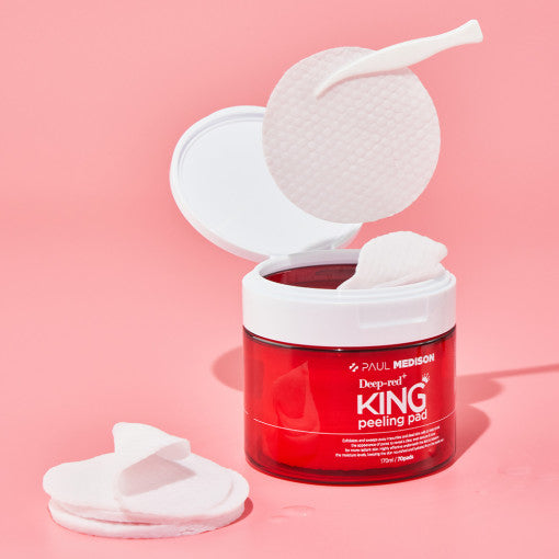 PAUL MEDISON Deep Red King Peeling Pad 170ml (70ea) by Seoulia