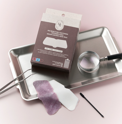 HEVEBLUE Red Bean Pore-Tightening Peptamin Podo Sebum Control Nose Pack (4sheets) by Seoulia