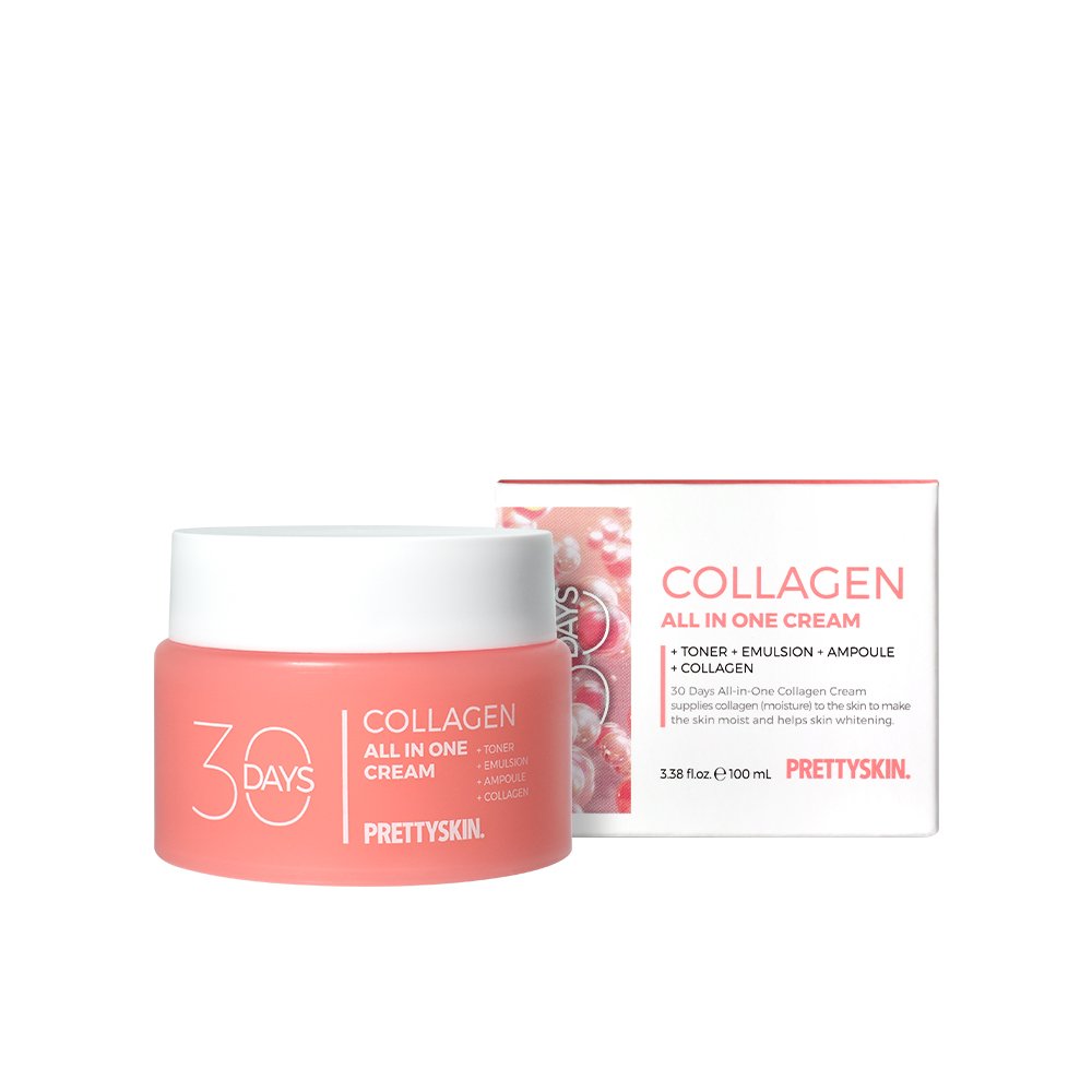 PRETTYSKIN 30 Days All-in-One Collagen Cream 100ml by Seoulia