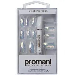 Promani Metallic Press-On Nail Kit No: PR-5672 (24 pcs) by Beauty Care Bag