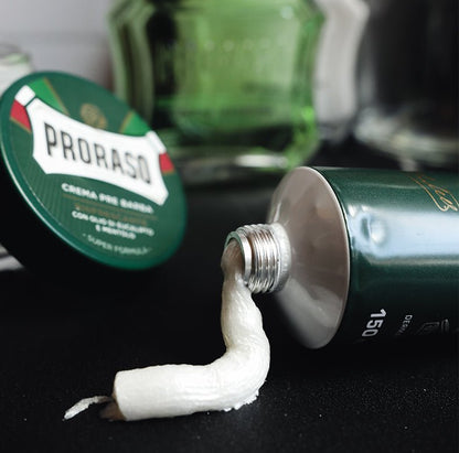Proraso Eucalyptus Shaving Cream for Men - 10.14 fl oz, Sensitive Skin, Natural IngredientsSkin CareTorqelo.com