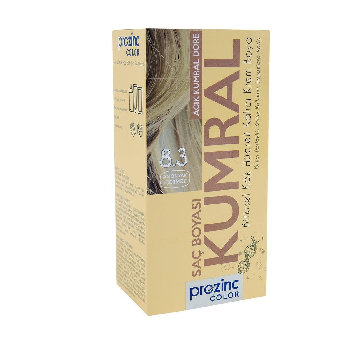 Prozinc Color Hair Dye Light Golden Blonde 8.3Hair CareTorqelo.com