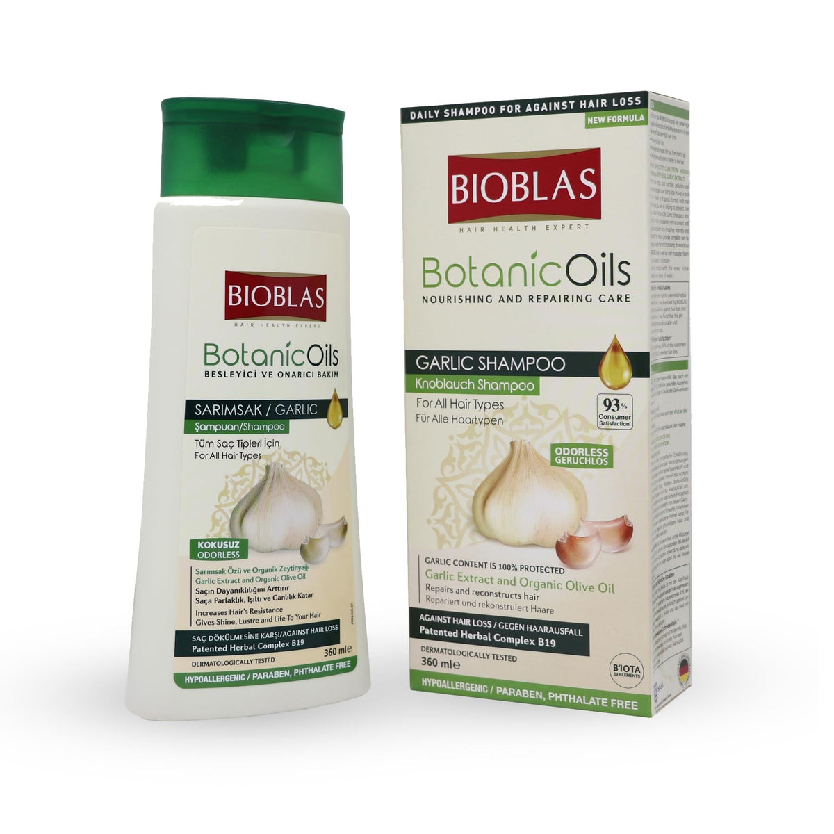 Bioblas Garlic Shampoo - Odorless 360 Ml by Beauty Care Bag