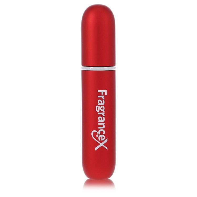 Travel Perfume Bottle by FragranceX Mini Travel Refillable Spray with Cap Refills from Any Fragrance Bottle (Maroon) .135 oz for Men by Avera Group