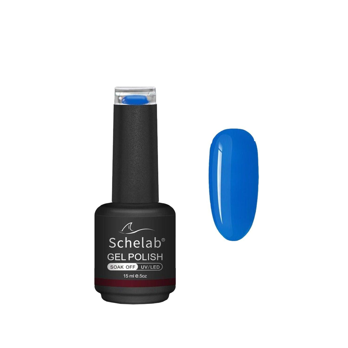 Schelab Long-Lasting 3-Step Gel Nail Polish - Color 07, 0.51 fl oz - Professional Finish at Home by Beauty Care Bag