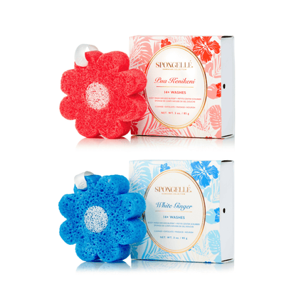 Pua Kenikeni & White Ginger Hawaiian Body Buffer SetBody Wash Infused BufferTorqelo.com